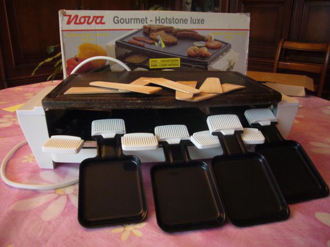 Ensemble raclette pierrade nova