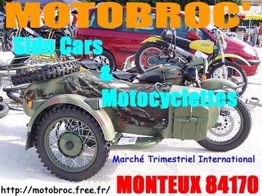 MOTOBROC marché de la moto 12 avril à Monteux