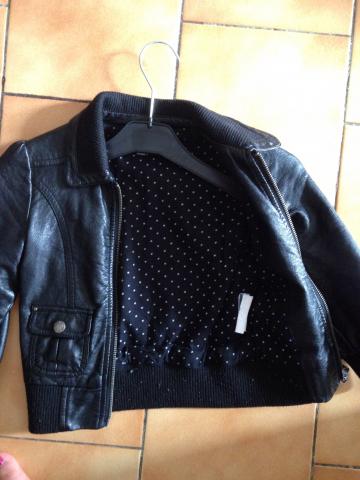 Veste en similicuir 3 ans