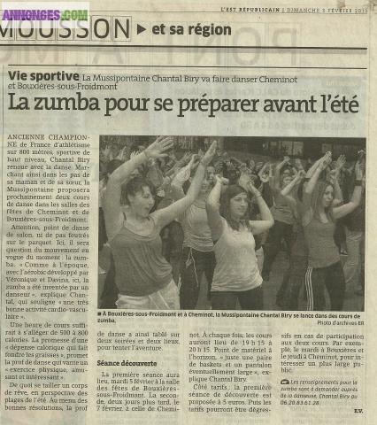 Cours Zumba zoumba