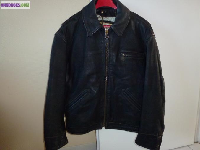 Blouson cuir redskins