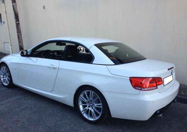 Bmw cabriolet  blanche