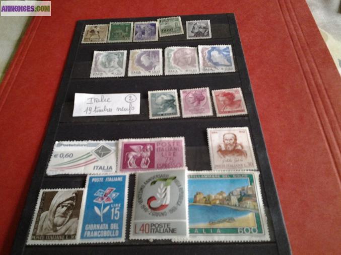 Timbres ITALIE n* 2