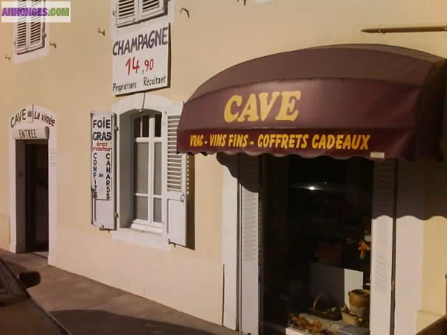 VENDS COMMERCE CAVE VENTE DE VINS FINS ET SPIRITUEUX