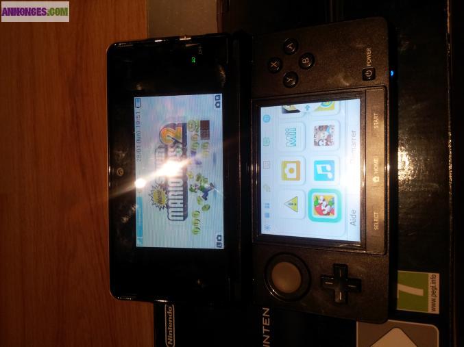 3ds noir + mario 3d land