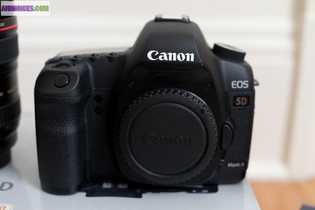 Canon EOS 5D MkII + 6 lentilles