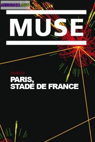 2 places  pour le concert de MUSE au SDF