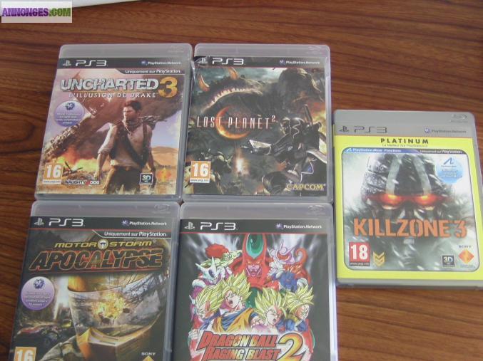 Jeux ds 3ds wii xbox360 ps3 psp