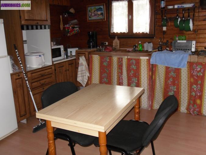 Loue chalet caravane