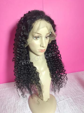 Front lace perruque avec beaucoup de volume, Lace wig with thick human hair