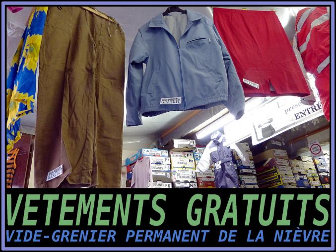 Vêtements gratuits femmes toutes tailles (Nièvre, Lormes)