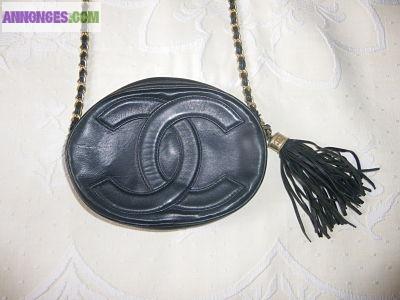 Authentique sac bandoulière Chanel numéroté