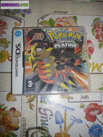 Jeu ds pokemon +livre