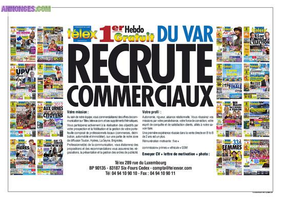 Cherche commerciaux