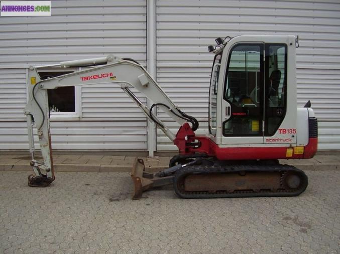 Belle Mini pelle Takeuchi TB135 2000