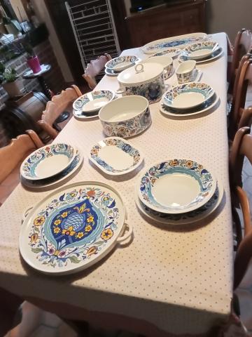 Service à vaisselle complet Villeroy et boch Izmir 73 porcelaine 