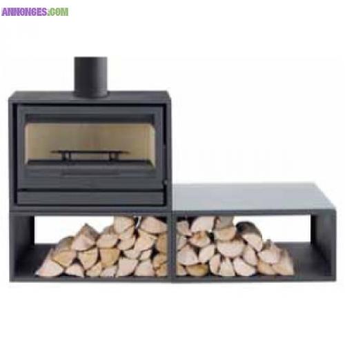 POÊLES À BOIS- BACK BOX DUO 6-12KW - SOLZAIMA