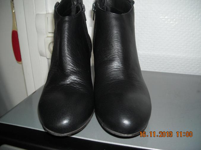 Bottines "La REDOUTE"cuir pointure 37