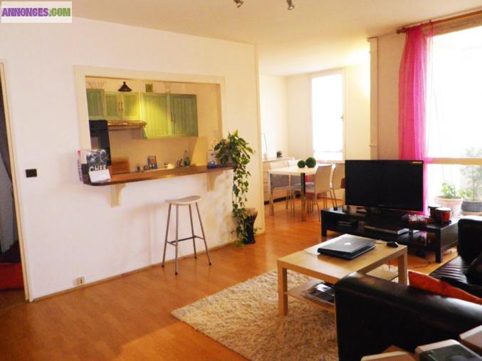 Très bel appartement meublé 50m² proche Lille, balcon, cave, parking fermé