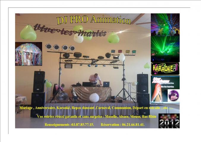 Dj mariage anniversaire karaoké spécial 2014