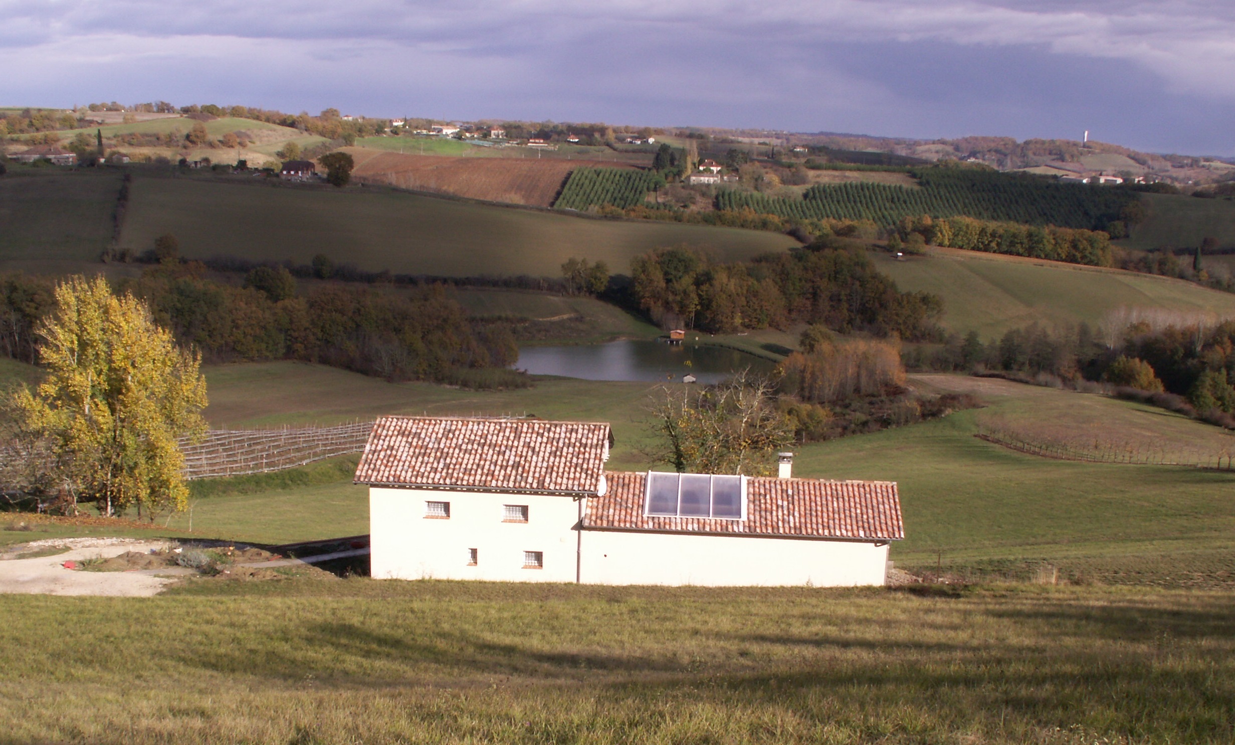 Loue maison avec grand terrain