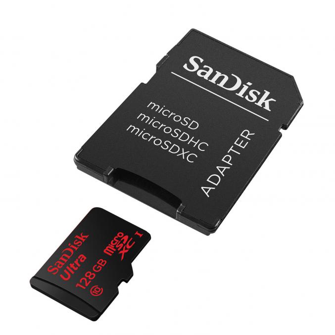 Carte micro sd et sd avec adaptateur 128go