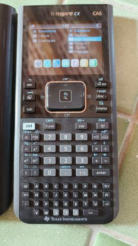 Calculatrice scientifique TI-nspire CX CAS