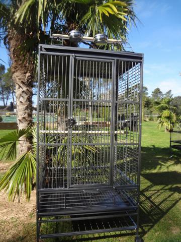 Cage perroquet flamingo