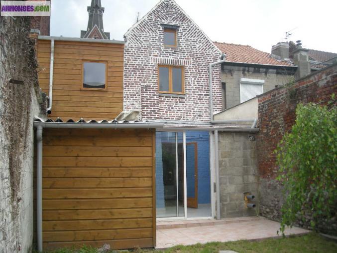 Maison t6 avec jardin