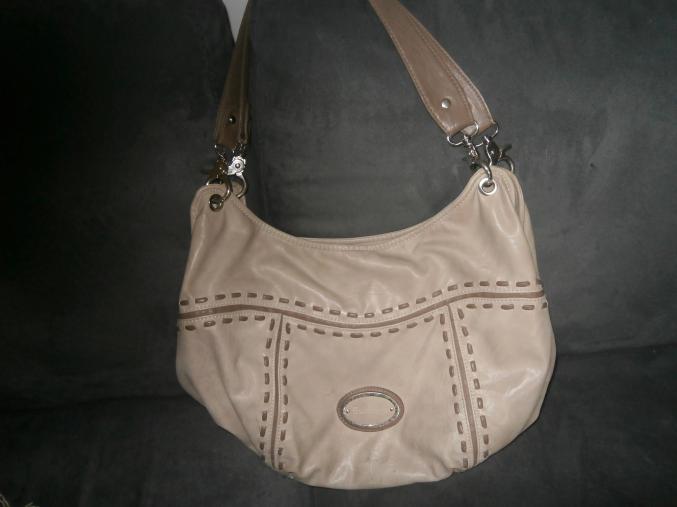 Sac à main EUROLINE beige simili cuir