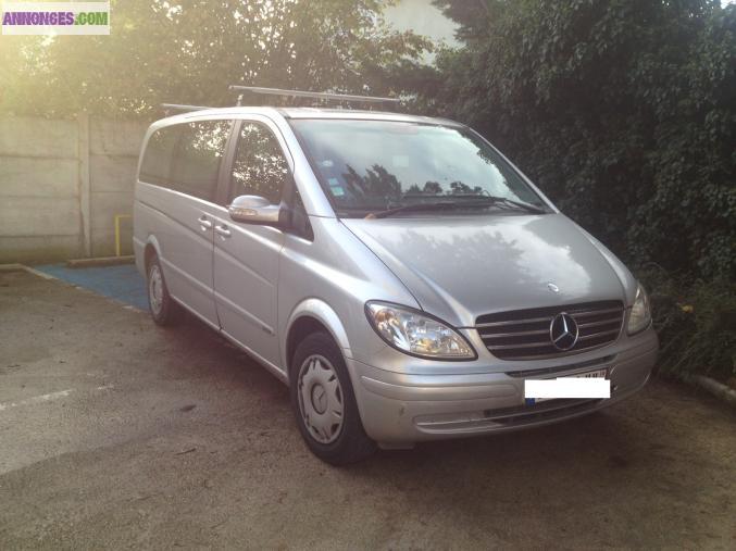 Mercedes Viano Trend 2.2l BVA 150 Ch 8 places Long Mars 2006