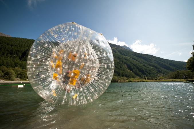 Zorb Bulle aquatique et terrestre en TPU