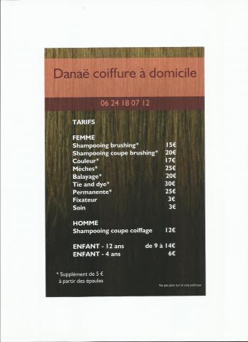 COIFFURE A DOMICILE