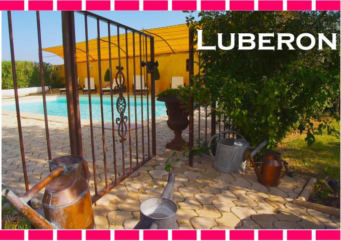  Gite de Charme Luberon piscine 2 pers sur colline