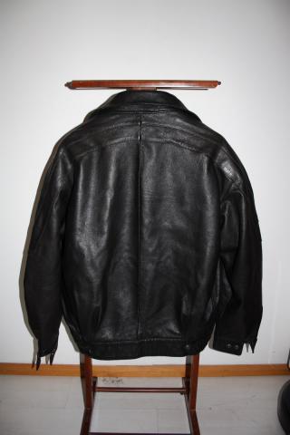 Blouson homme cuir noir T.48 Mac Douglas