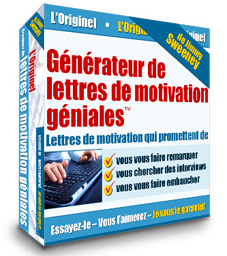 Vôtre Lettre de Motivation Personnalisée !