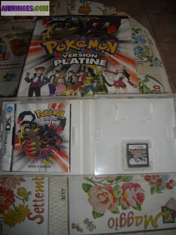 Jeu ds pokemon +livre