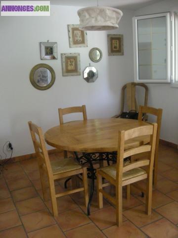 Table et chaises Crozatier