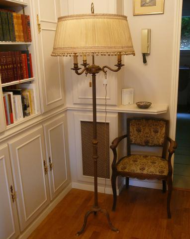 Lampdaire en bronze