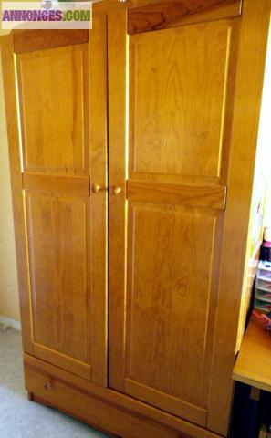 Armoire en pin 100% bois massif