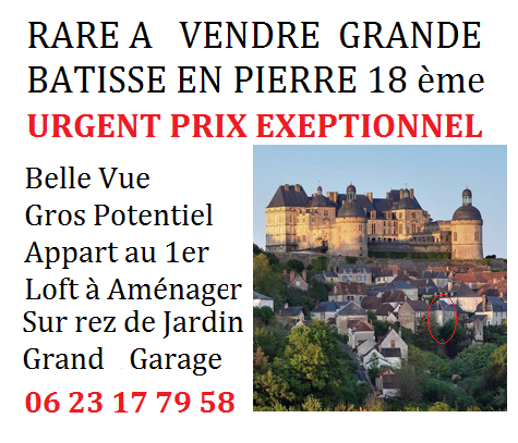 URGENT vend BELLE BATISSE EN PIERRE HAUTEFORT DANS LE BOURG URGENT PRIX EXEPTIONNEL