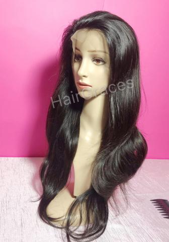 Front lace perruque avec beaucoup de volume, Lace wig with thick human hair