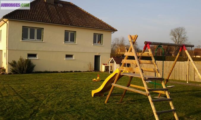 Maison + Portique en bois