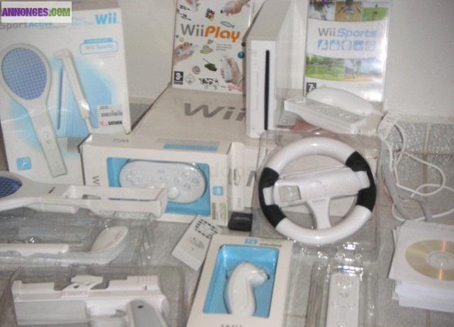 Nintendo WII + accessoires + jeux