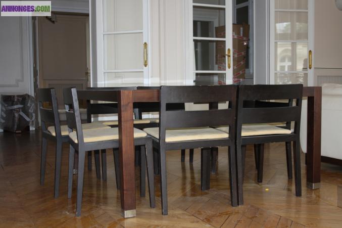 Table flexform et chaises porada