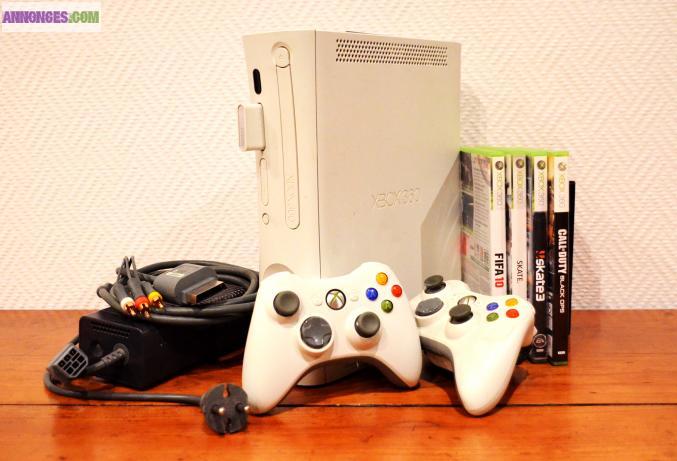 XBOX 360 + manette + jeux