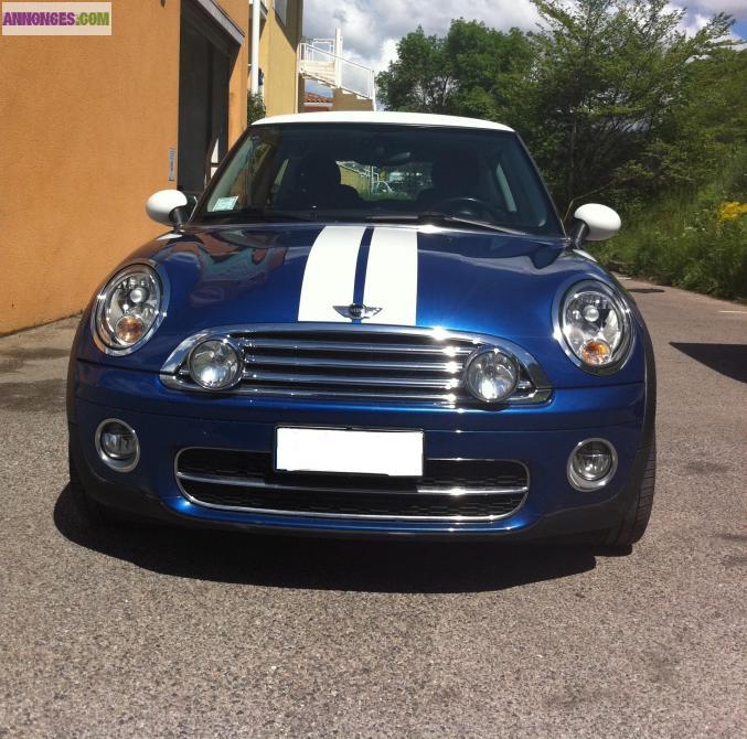 MINI COOPER PACK CHILI DIESEL DE 2009 BOITE 6 VITESSES PREMIEREE MAIN