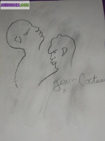 DESSIN JEAN COCTEAU