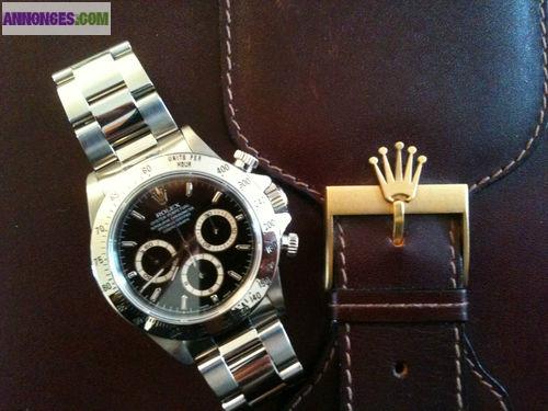 Montre de collection Rolex Daytona Zénith référence 16520 série L de 1991