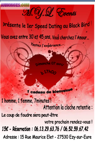 SPEED DATING 7 AVRIL 2013